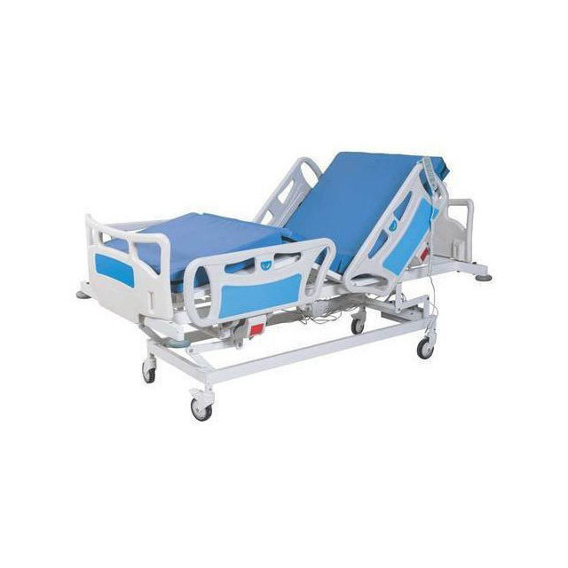 ABS 측면 레일 값이 싼 의학 가지고 다닐 수 있는 5개 기능 ICU 전기 병원 침대