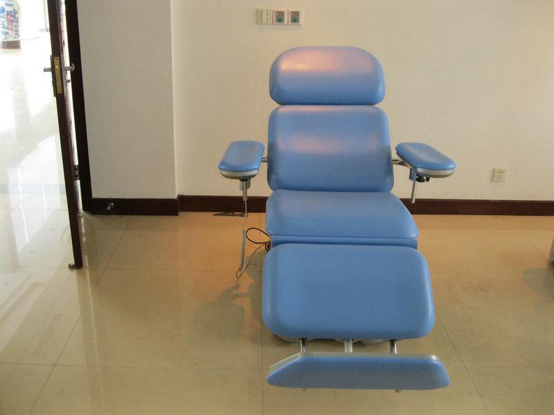 병원 환자를 위한 의학 헌혈자 의자를 접히는 반대로 녹 강철